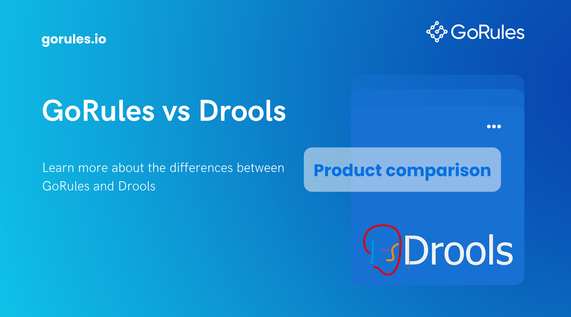 Learn more about the differences between GoRules and Drools